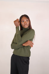 High Neck top Voile Fashion